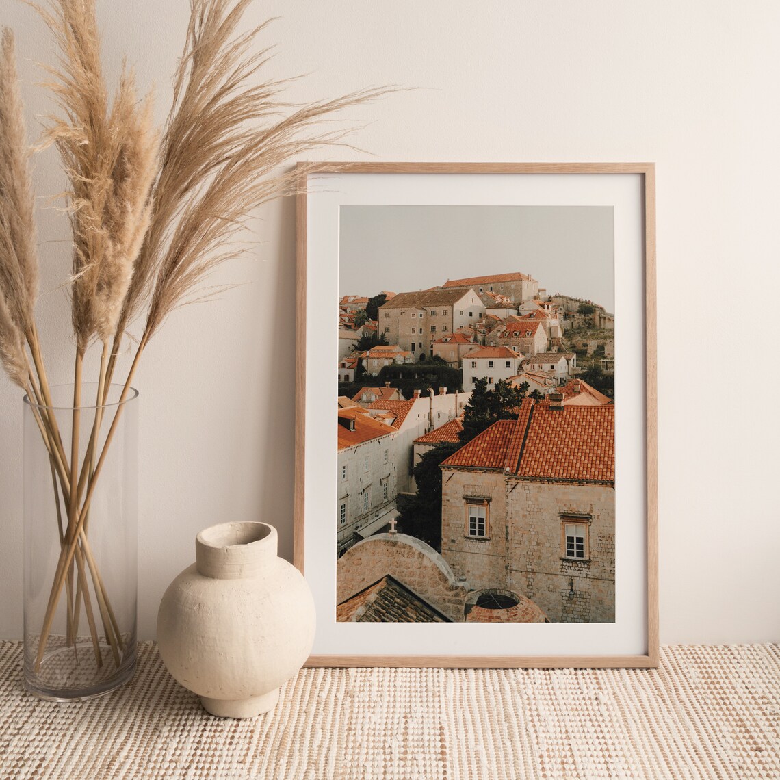 Dubrovnik Travel Poster, Croatia Architecture Photo - Image 3