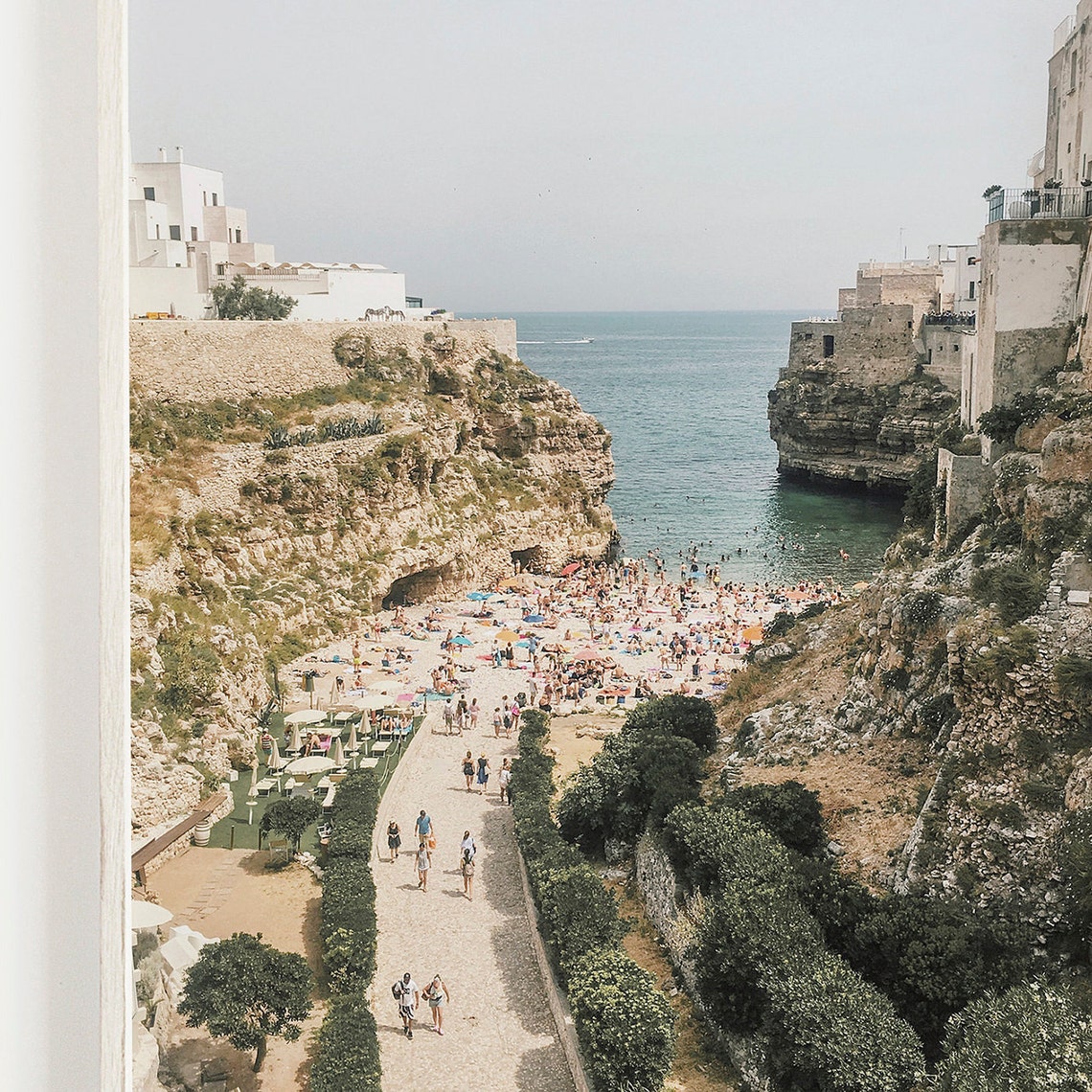 Positano Italy Cliffside Town Beach Mediterranean Coast Poster - Image 2