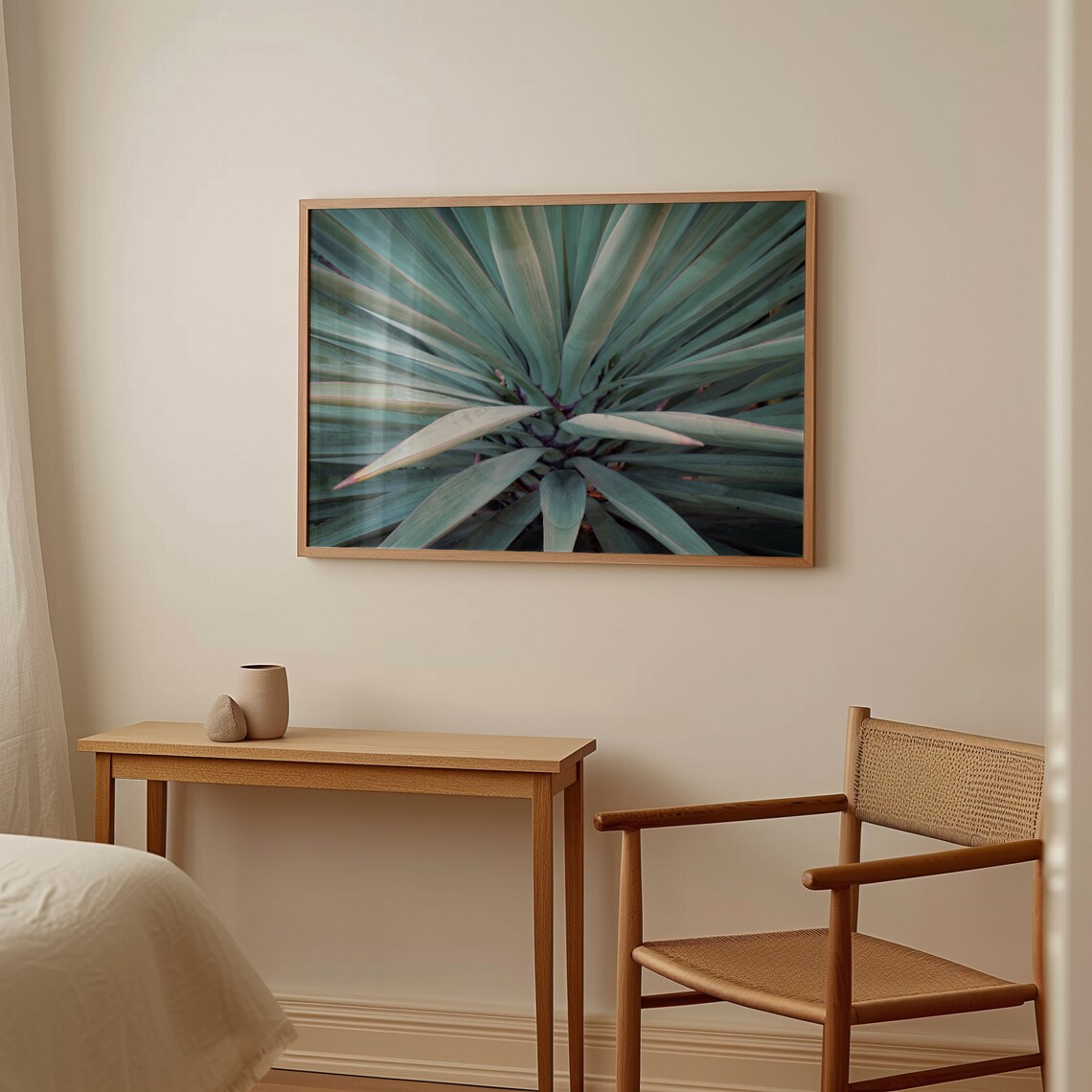 Blue Agave Mexico Wall Art, Southwest Plant Poster - Image 2