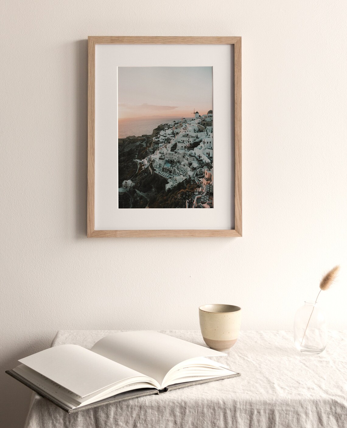 Santorini Sunset Greek Architecture Travel Poster - Image 4