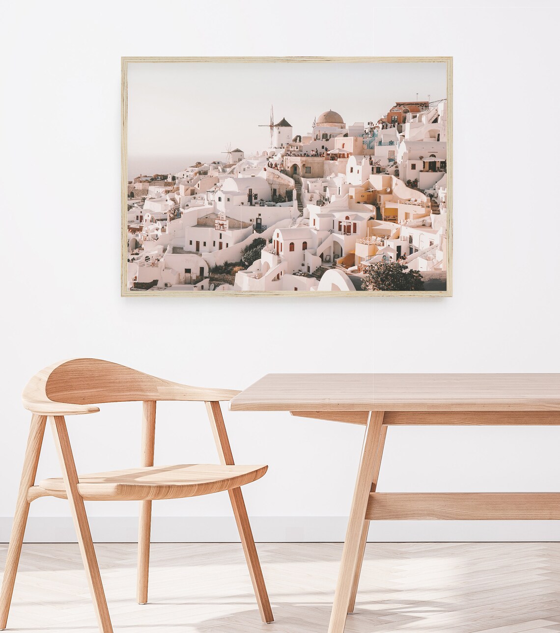 Santorini Island Pastel Greek Photography Art Print - Image 4