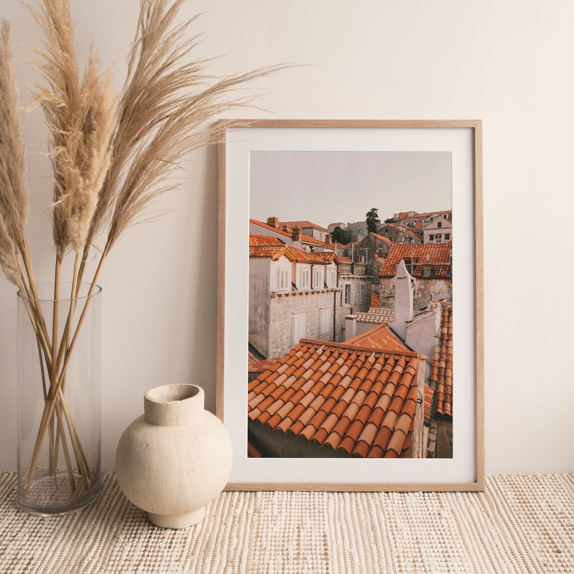 Dubrovnik Aerial City Print, Croatia Travel Poster - Image 3
