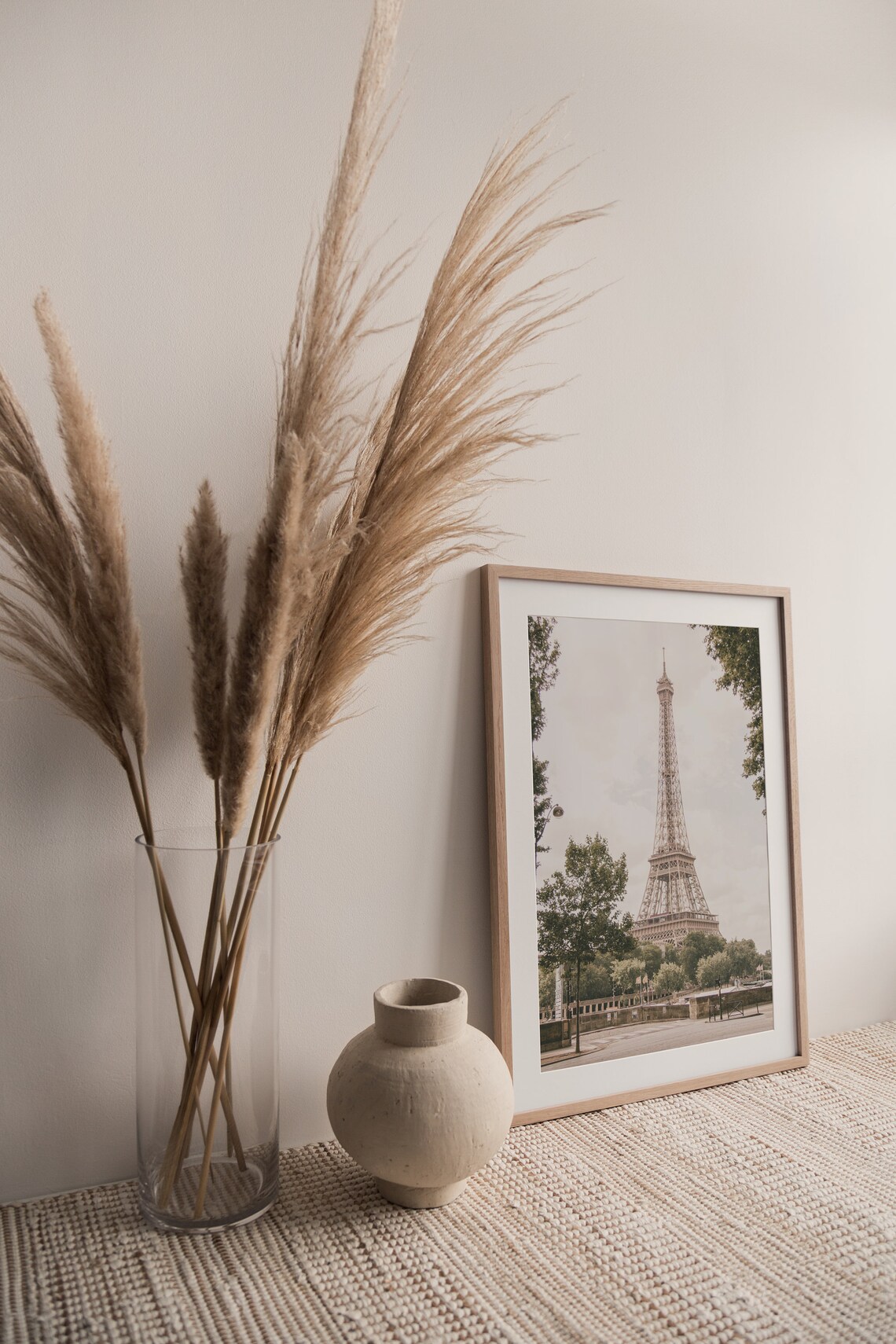Paris Eiffel Tower Photo, Neutral Architectural Art Print - Image 3