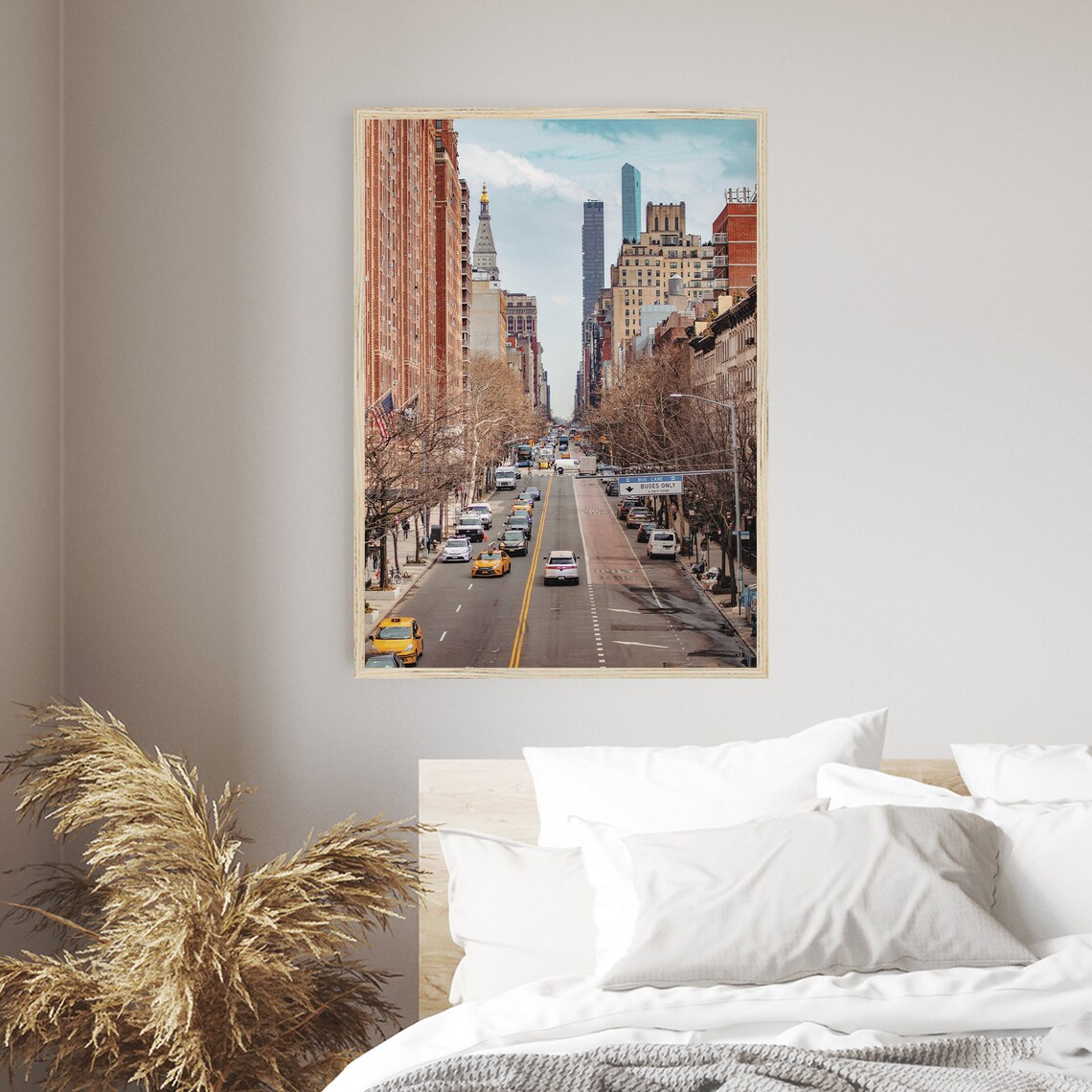 New York City Street Photo Aerial Travel Poster - Image 3
