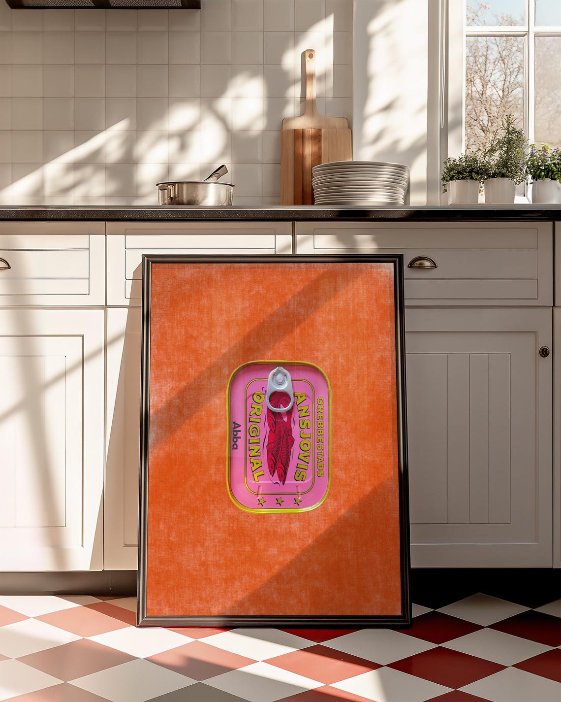Anchovy Can, Pop Art Kitchen Wall Art