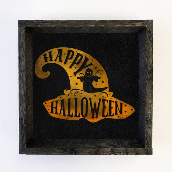 Happy Halloween Hat Cute Sign Art
