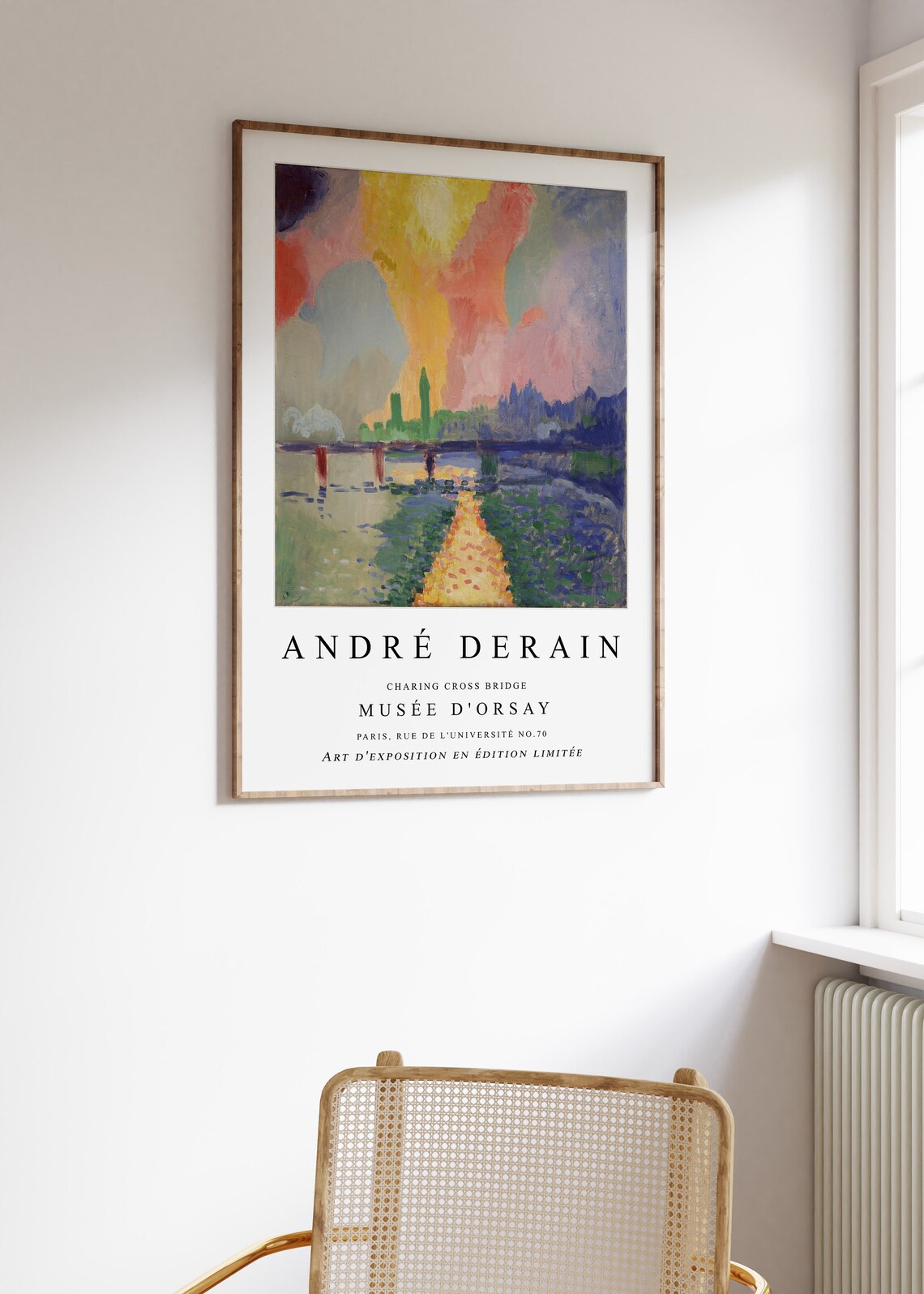 Andre Derain Charing Cross Bridge London Art Print - Image 2