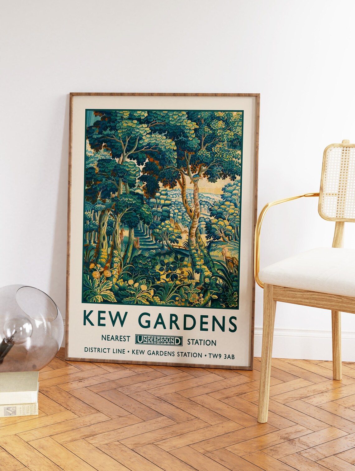 William Morris London Vintage Poster Print - Image 3