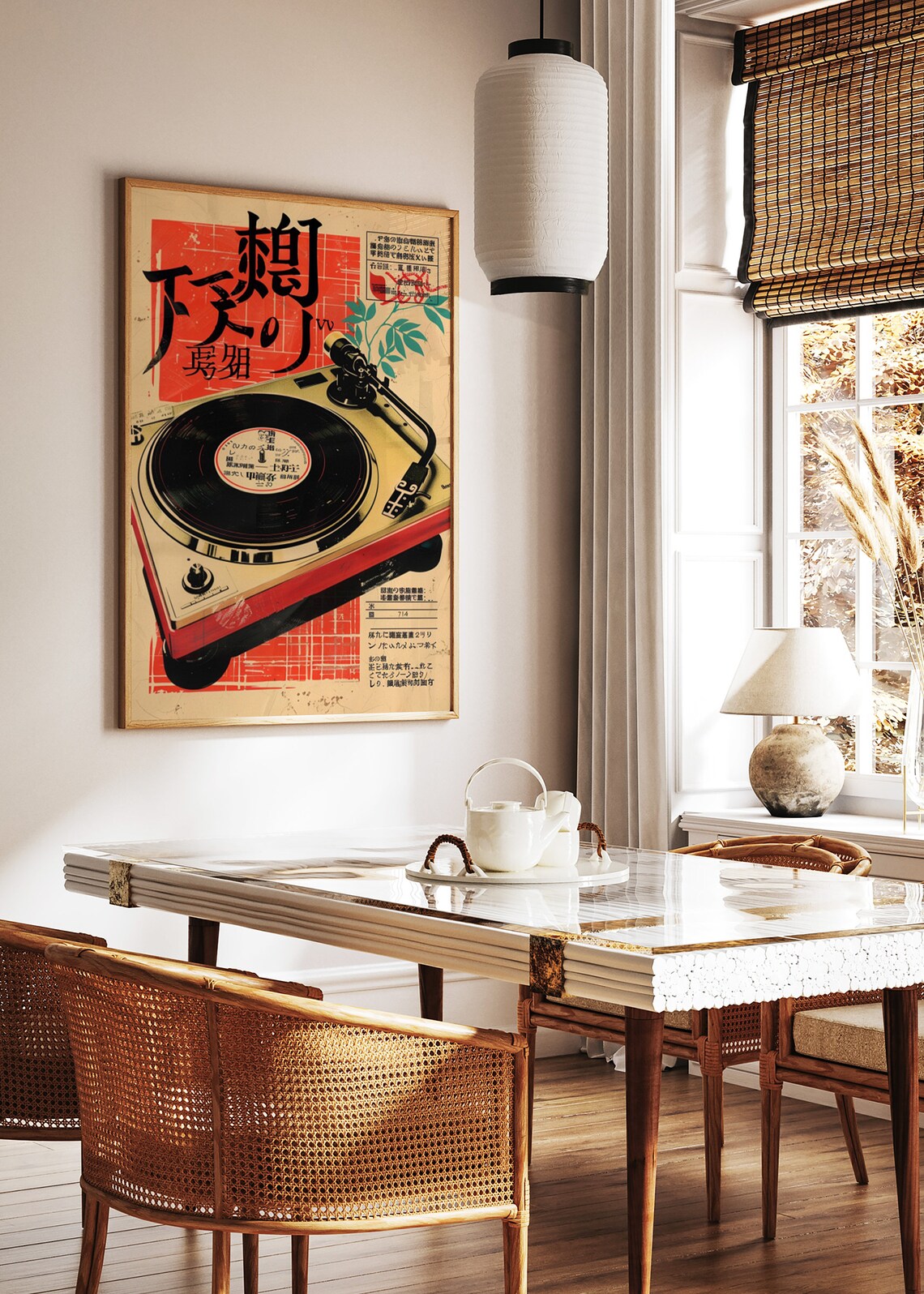 Japanese Retro Music Vinyl Art Poster Print - Image 2
