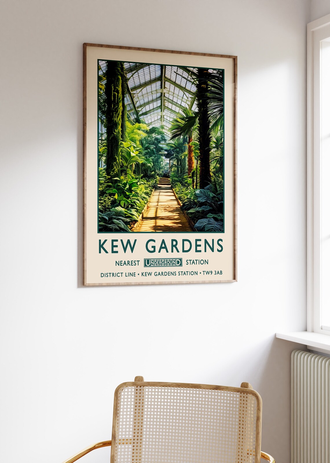 Kew Gardens Botanical Gardens Poster Print - Image 3