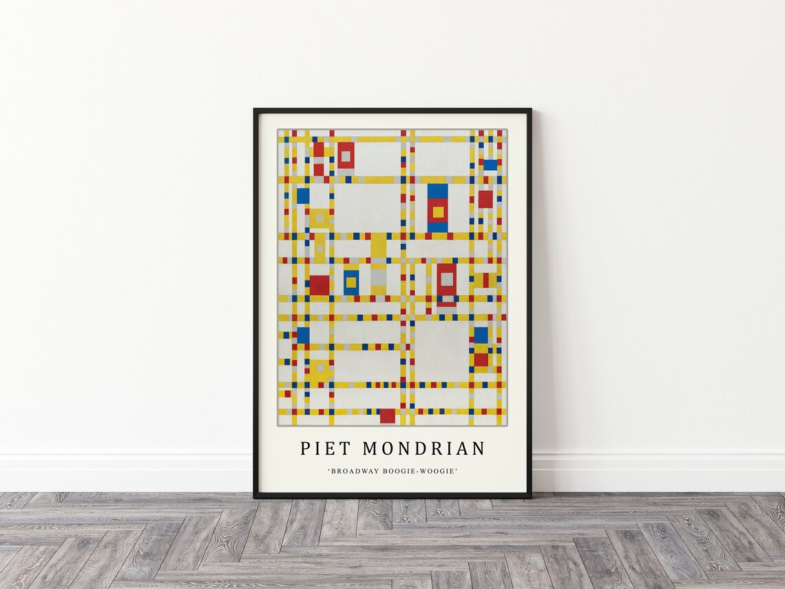 Piet Mondrian Broadway Boogie Woogie Art Print - Image 2