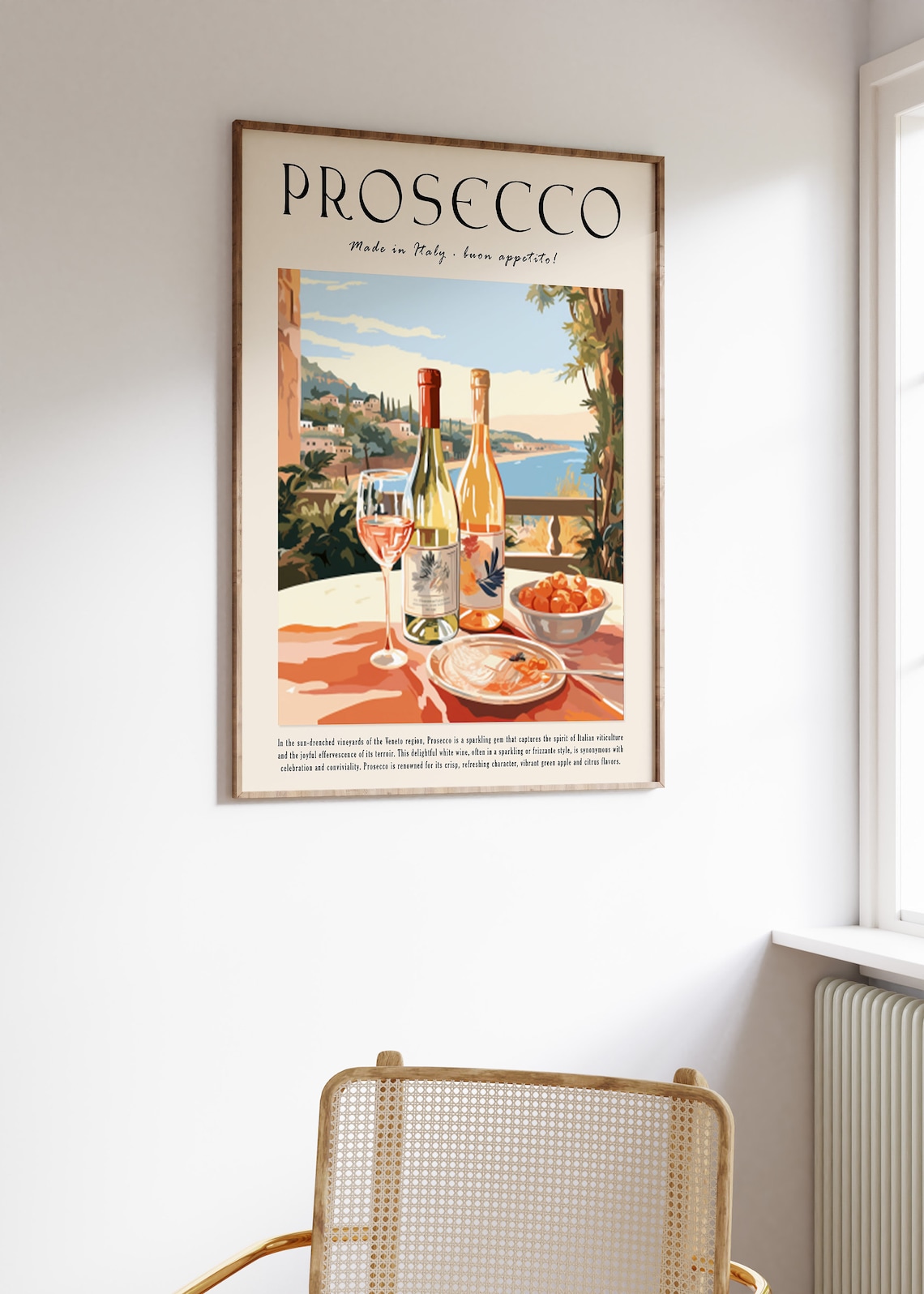 Italian Prosecco Cocktail Poster, Kitchen Decor Print - Image 3