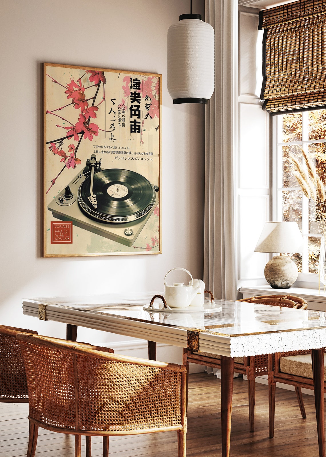 Japanese Retro Music Poster Vintage Vinyl Wall Art Retro Japanese Wall Art Music Print Music Wall Art Vinyl Art Asian Art Music Gift - Image 2