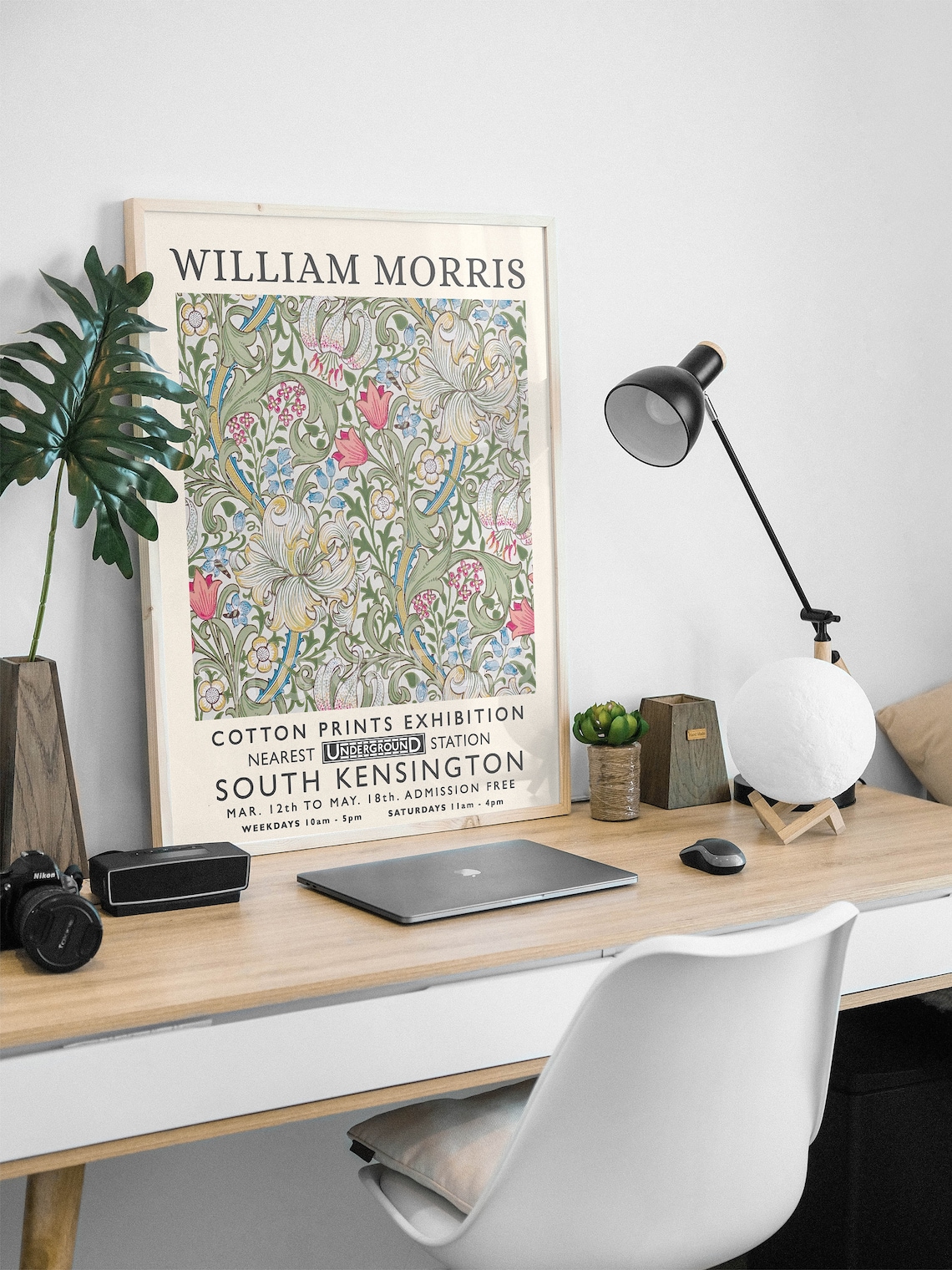 William Morris Vintage Textiles Art Print - Image 2