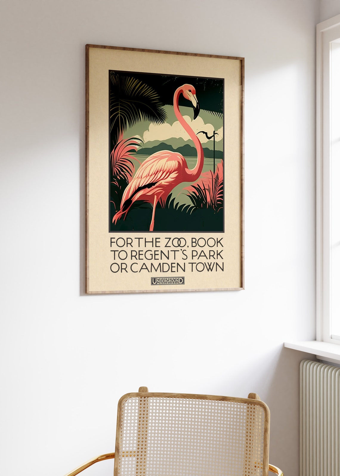 London Zoo Vintage Animal Art Print - Image 3