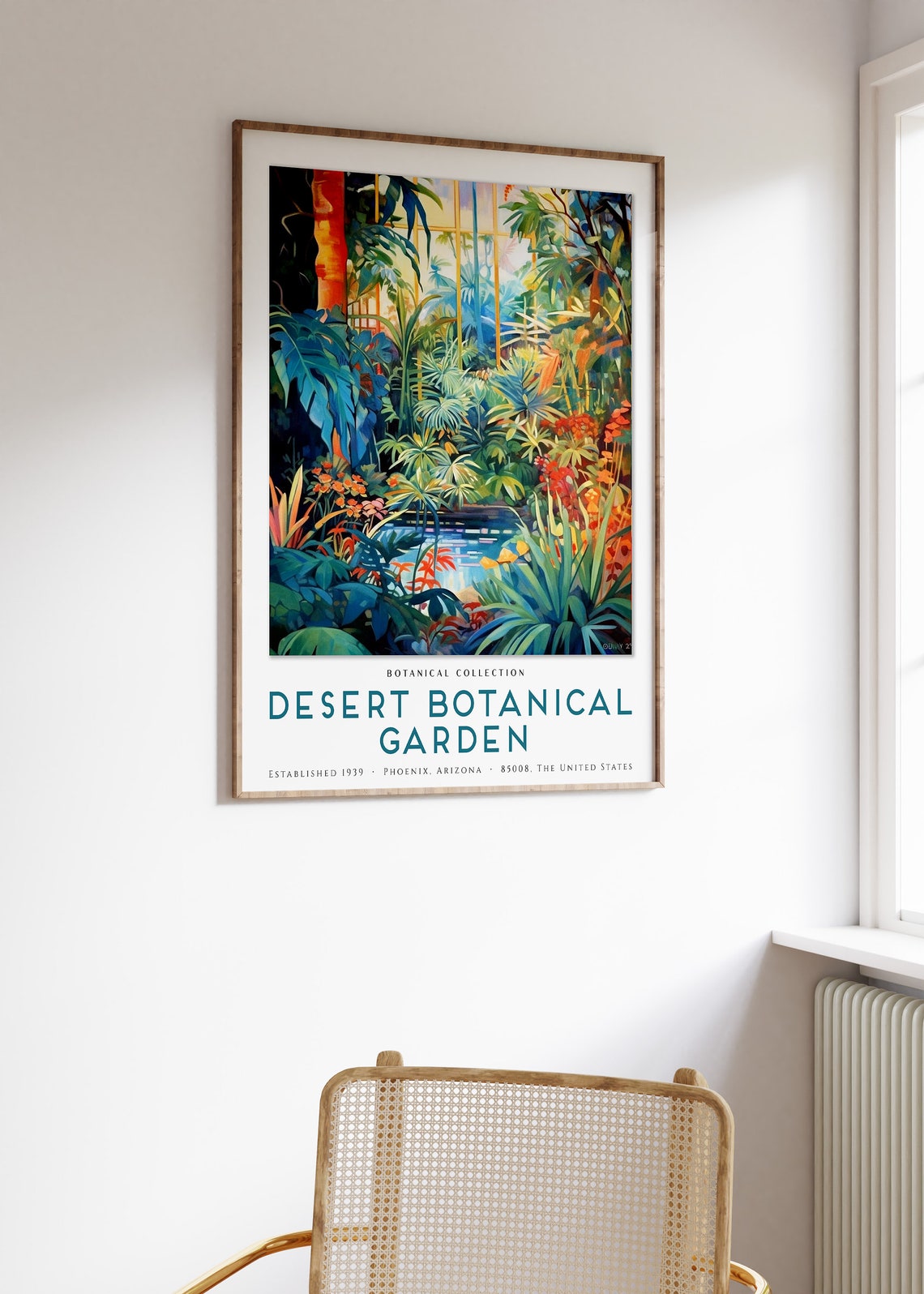 Desert Botanical Garden Phoenix Arizona Tropical Greenhouse Poster - Image 3