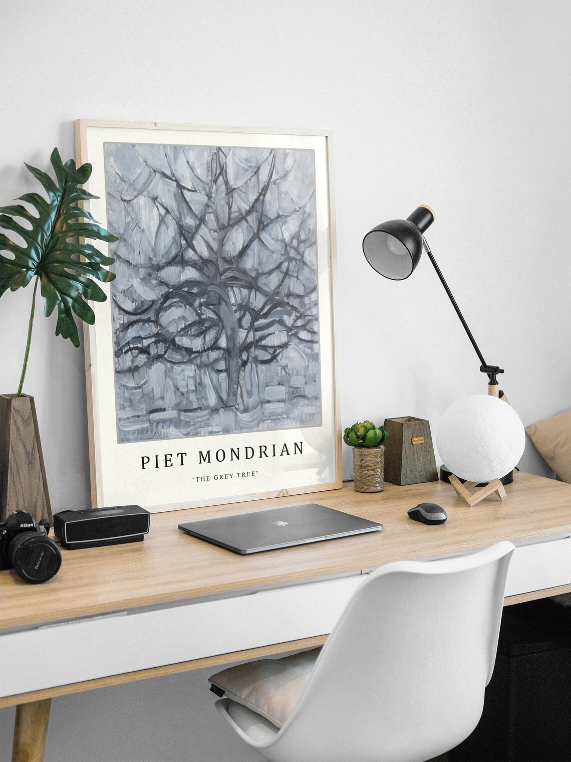 Piet Mondrian The Grey Tree Bauhaus Art Print - Image 2