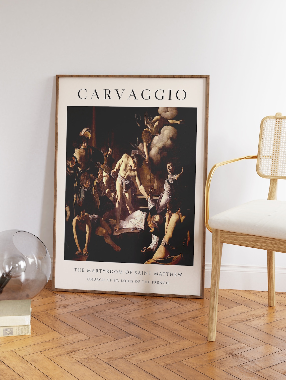 Caravaggio The Martyrdom Of Saint Matthew Art Print - Image 3