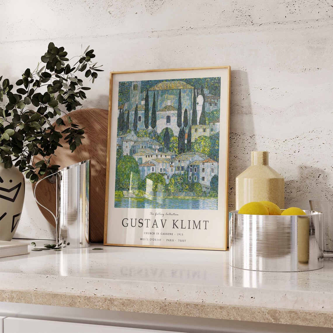 Gustav Klimt Church In Cassone Art Print - Image 3
