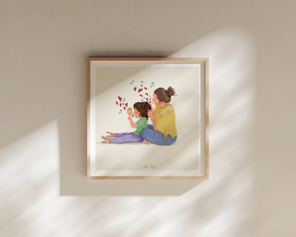 Mother And Child Fine Art Print - Image 3