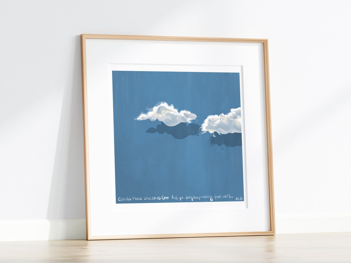 Clouds Have Shadows - Sky Art Print - Image 4