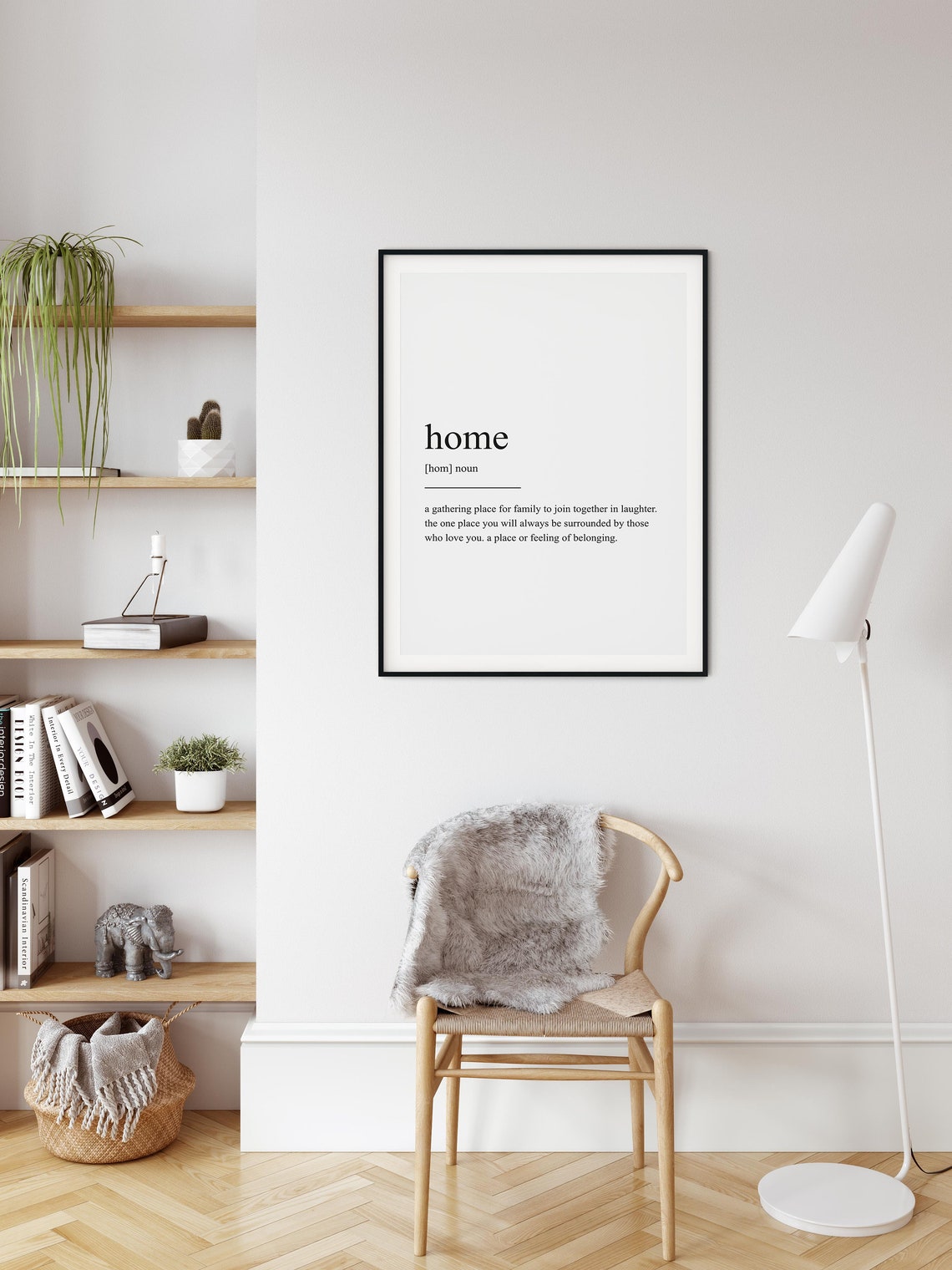 Home Definition Quote Print, Minimalist Modern Art - Image 2
