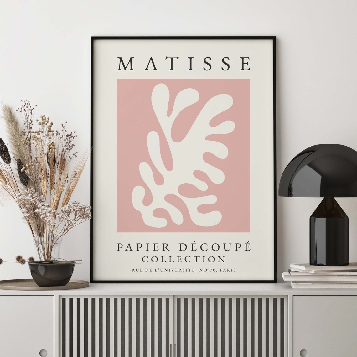 Matisse Print Pink Print Boho Wall Art Henri Matisse Boho Henri Matisse Print Pink Matisse Print Abstract Print - Image 4