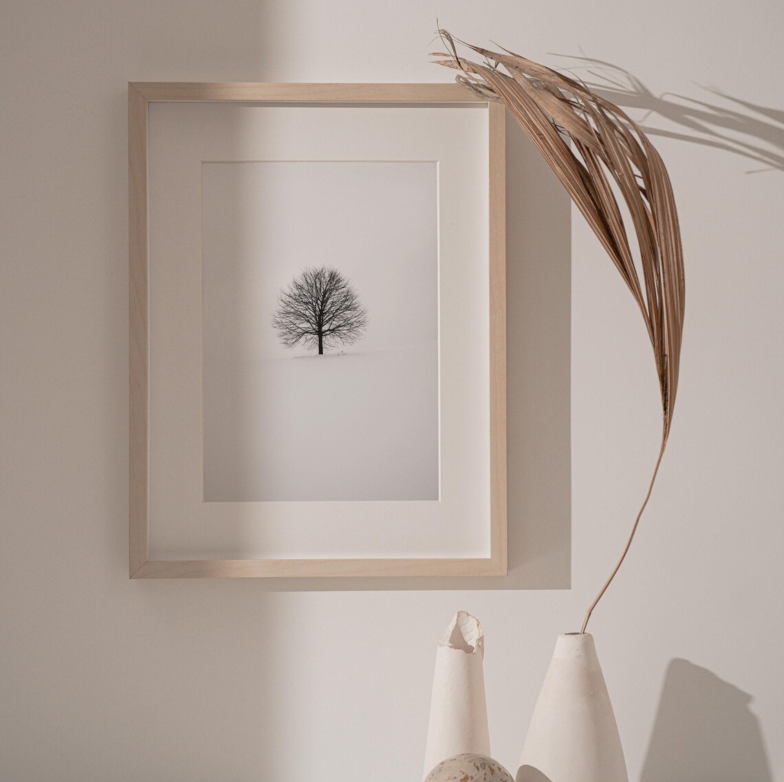 Tree Print, Black White Minimalist Wall Art - Image 4