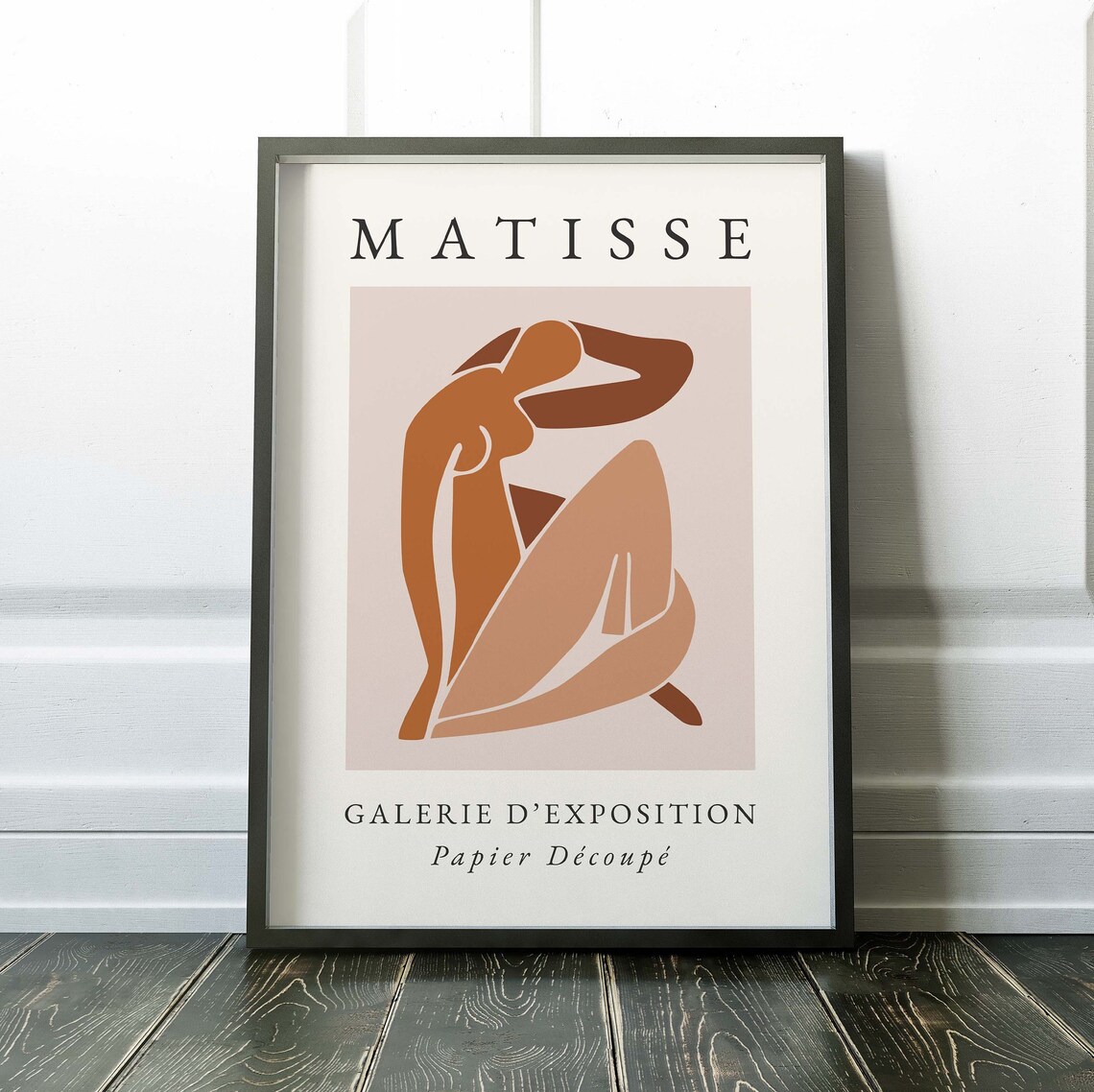 Matisse Terracotta Nude Papier Decoupe Exhibition Gallery Poster - Image 2