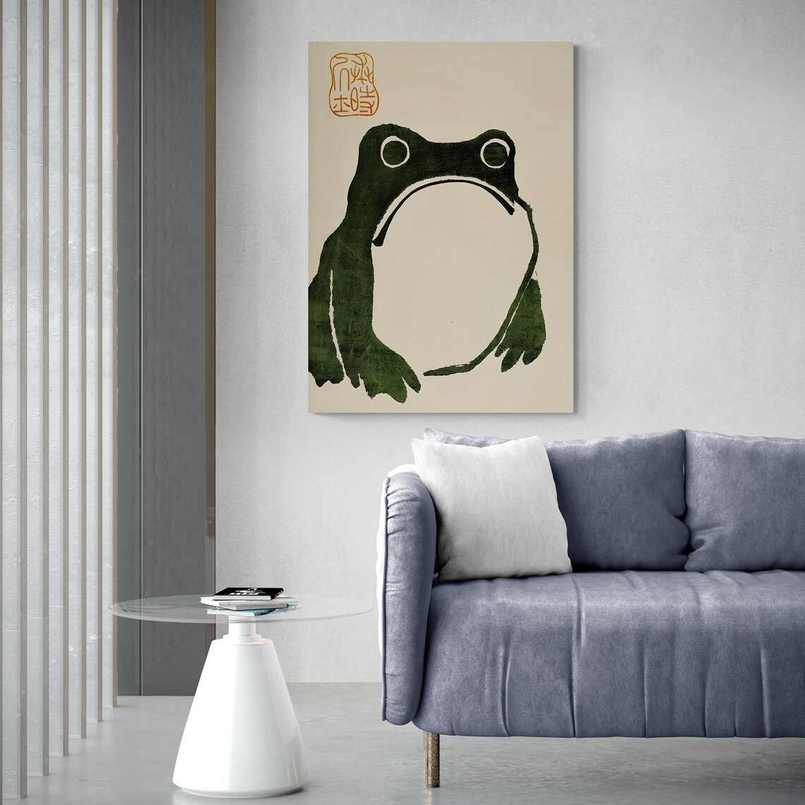 Matsumoto Hoji Frog Ukiyo E Japanese Vintage Frog Painting Art Poster - Image 2