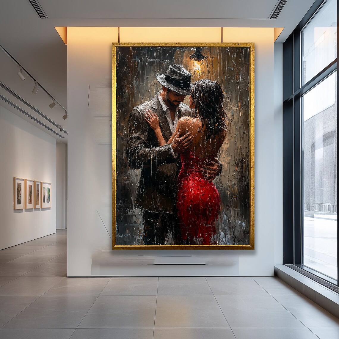 Romantic Lovers - Modern Decor Art Print