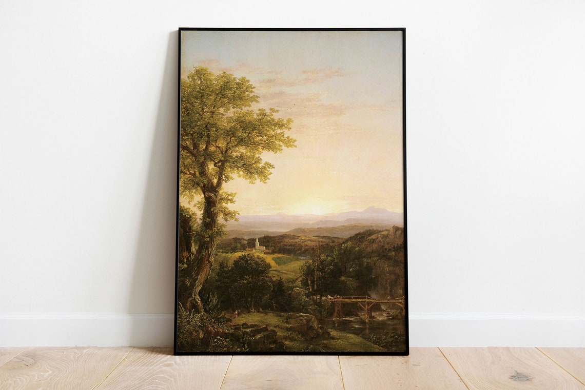Forest View Print Forest Art Print Art Art Print For Home Instant Art Print Landscape Art