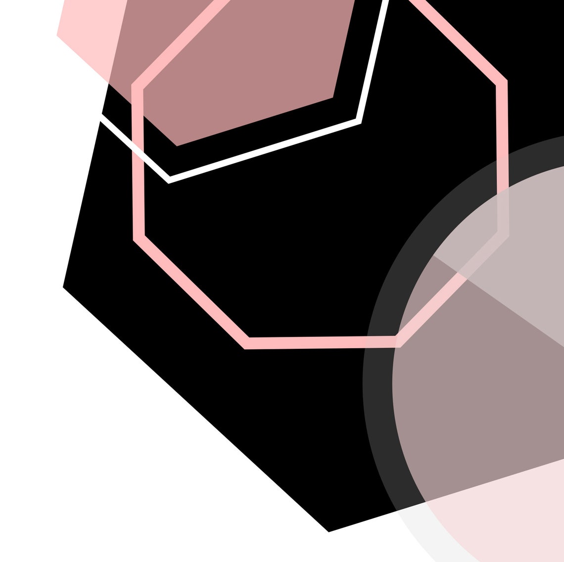 Wall Art Geometric Art Print Art Instant Print Modern Print Modern Wall Art Print - Image 3