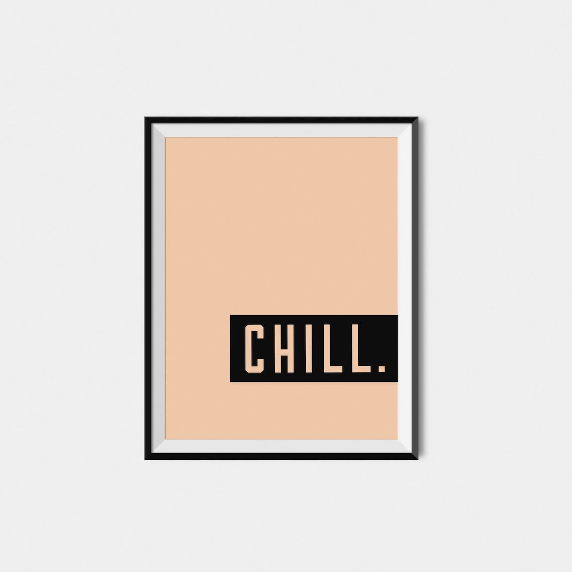 Modern Typography Art Print, Minimalist Office Decor - Image 2