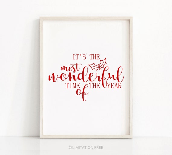Instant Christmas Wall Art Poster Print