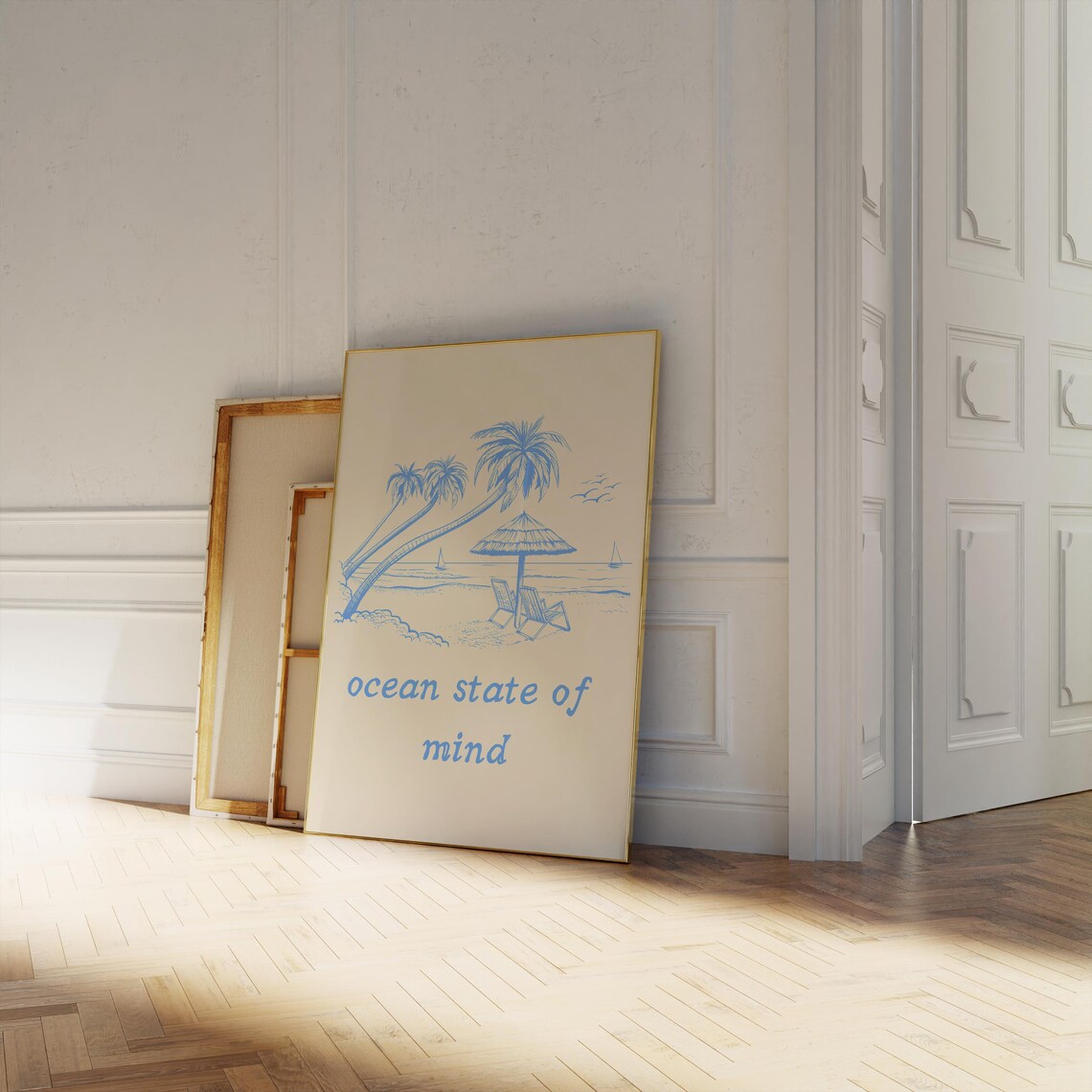 Ocean State Of Mind Minimalist Poster Print - Image 2