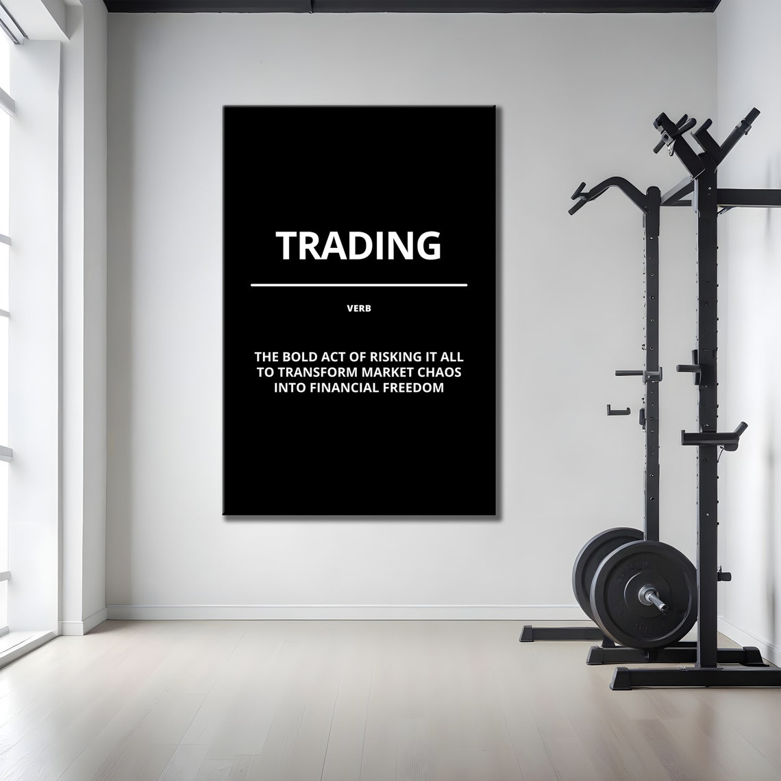 Trading Bold Black Dictionary Definition Motivational Poster - Image 2