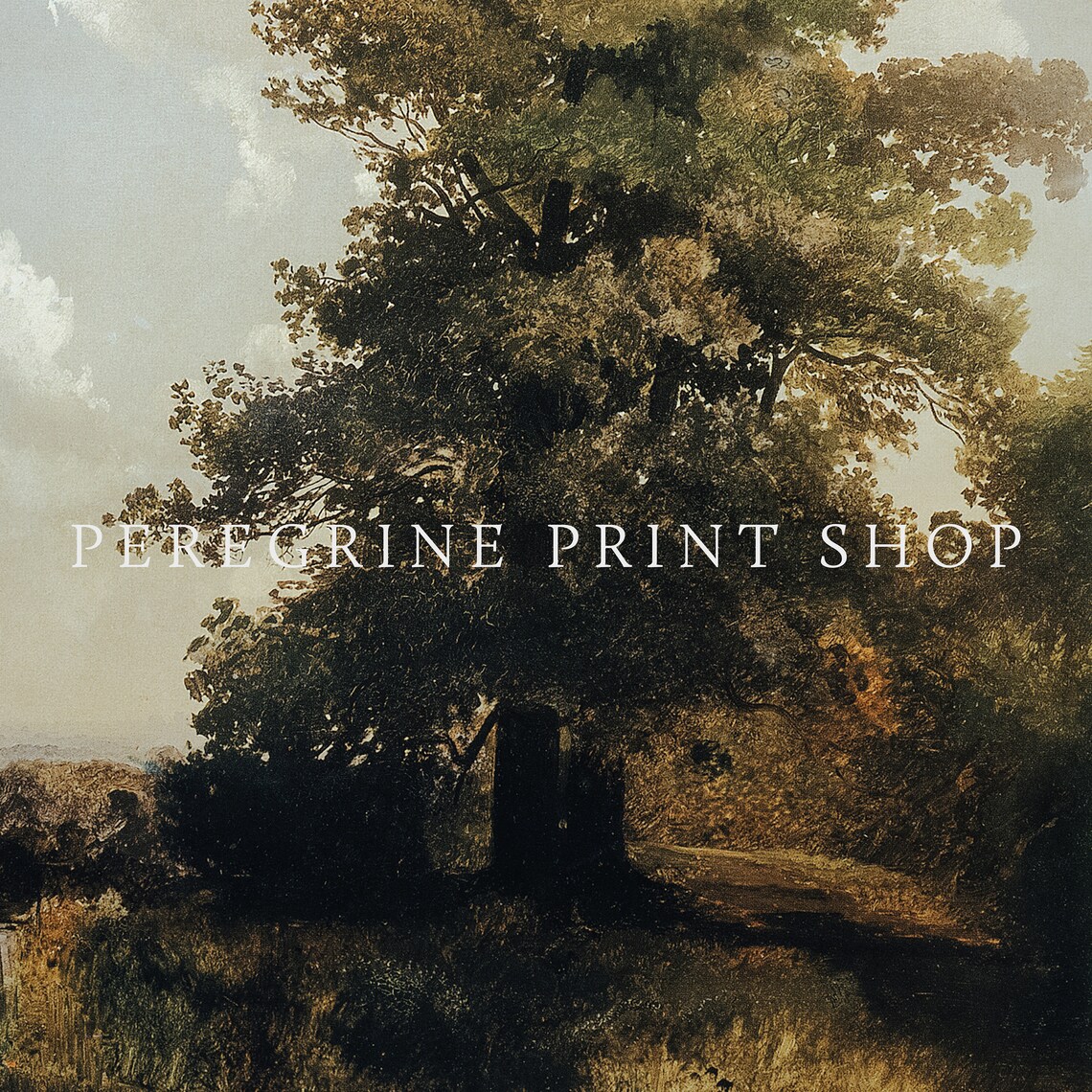 Riverside Tree Moody Art Print, Cottagecore Spring - Image 2
