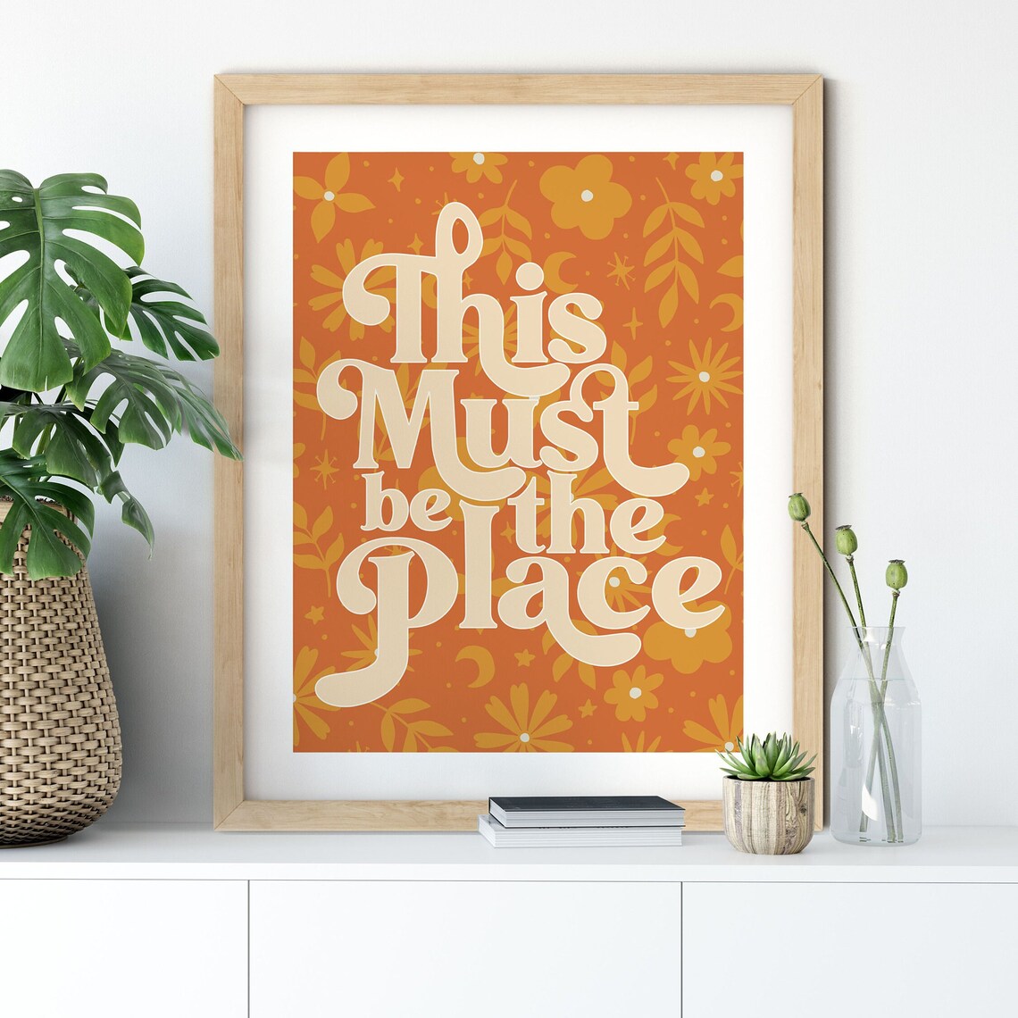 Floral Pattern, This Must Be The Place 70s Poster - Image 6