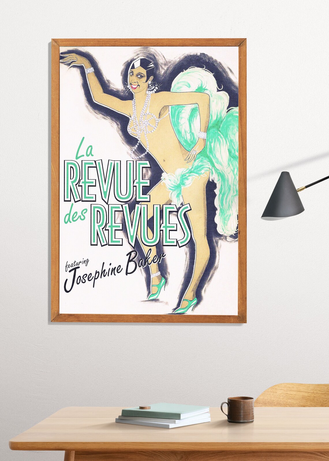 Josephine Baker La Revue des Revues 1927 French Cabaret Movie Poster - Image 3