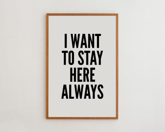 Love Quote Black And White Typography Art Print
