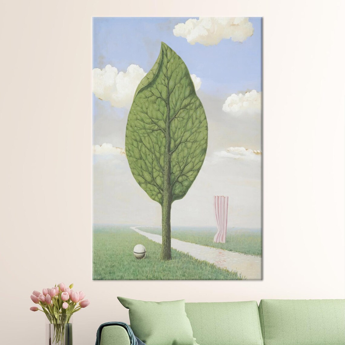 Abstract Tree 3D Art Print, Modern Decor