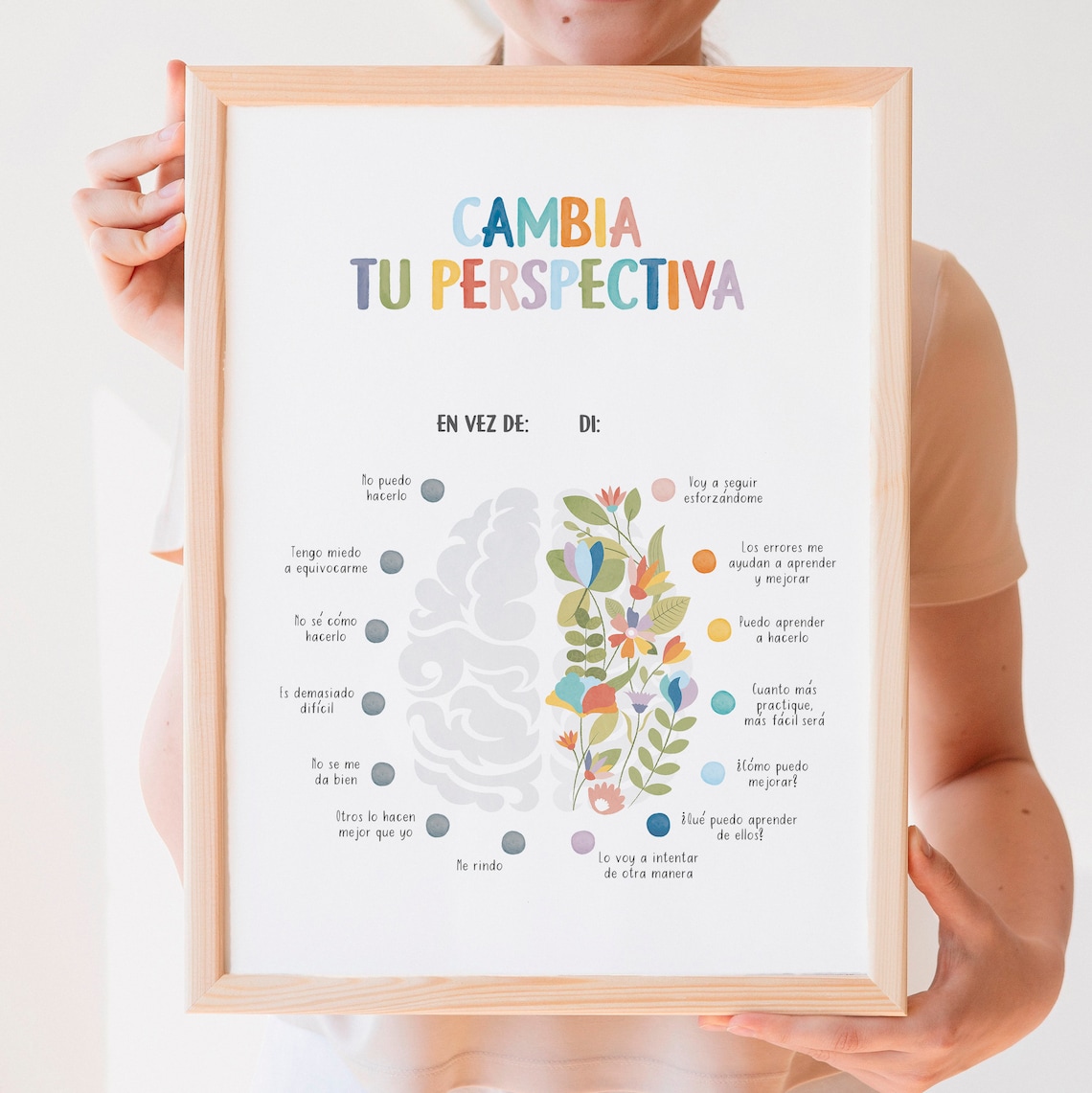 Spanish Growth Mindset Poster, Therapy Office Decor - Image 8