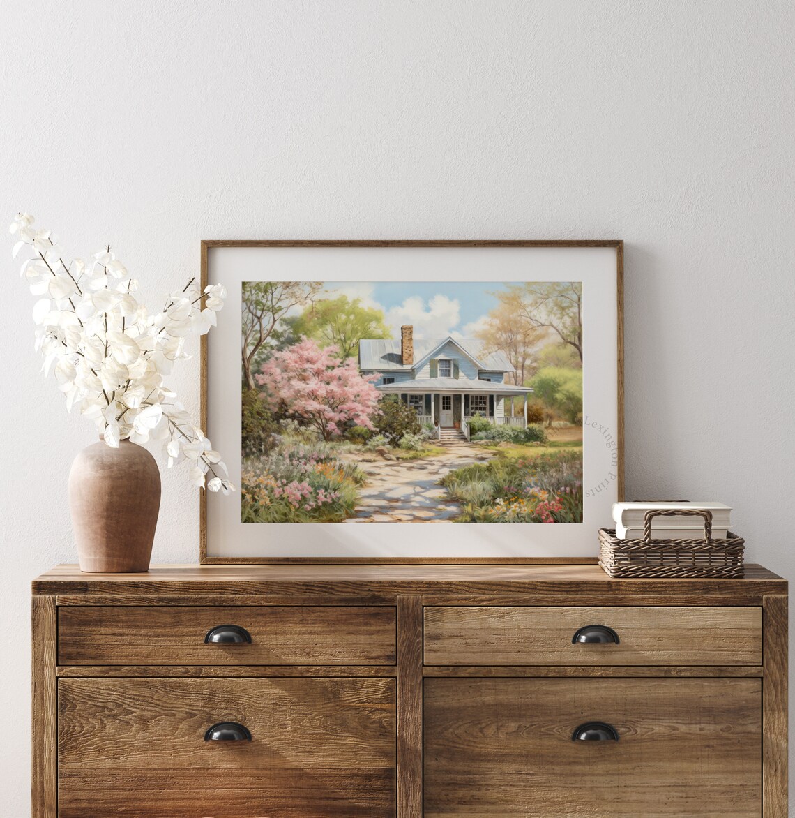 Spring Cottage Home Garden Bloom Vintage Farmhouse Porch Poster - Image 7