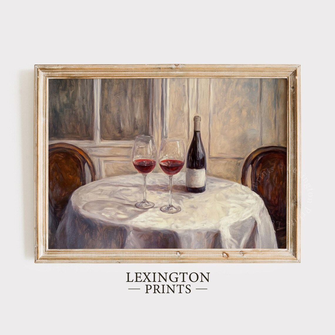 Vintage Wine Glass Print Farmhouse Wall Art French Country Decor Kitchen Wall Art Red Wine Print Bar Cart Prints Valentines 999 - Image 8