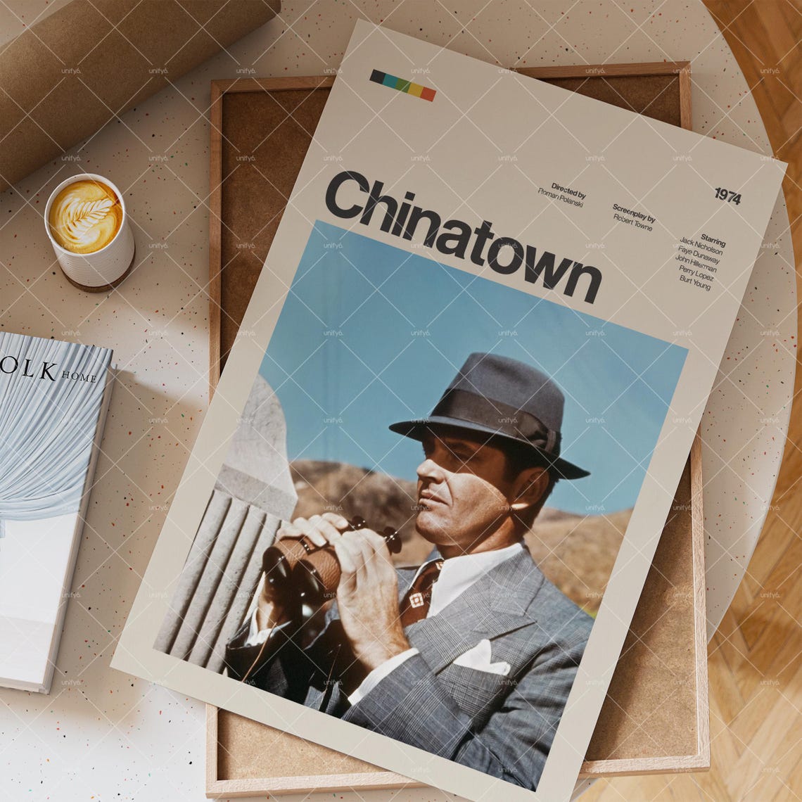 Chinatown Vintage Retro Poster Chinatown Movie Print Chinatown Wall Art Retro Vintage Movie Poster Retro Movie Poster - Image 3