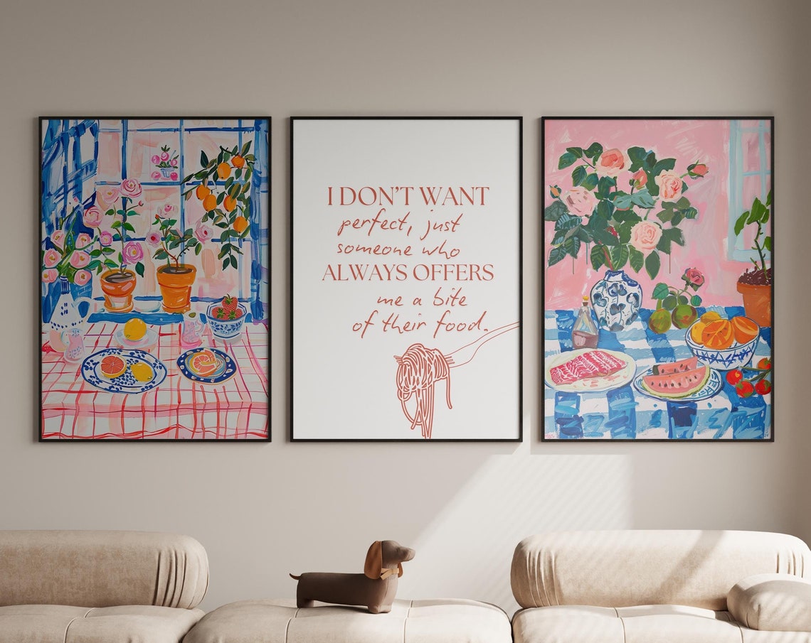 Sunny Kitchen Window with Citrus and Flowers Painting Poster - Image 4