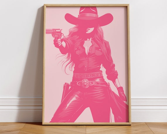 Fierce Cowgirl Rustic Coastal Bar Decor