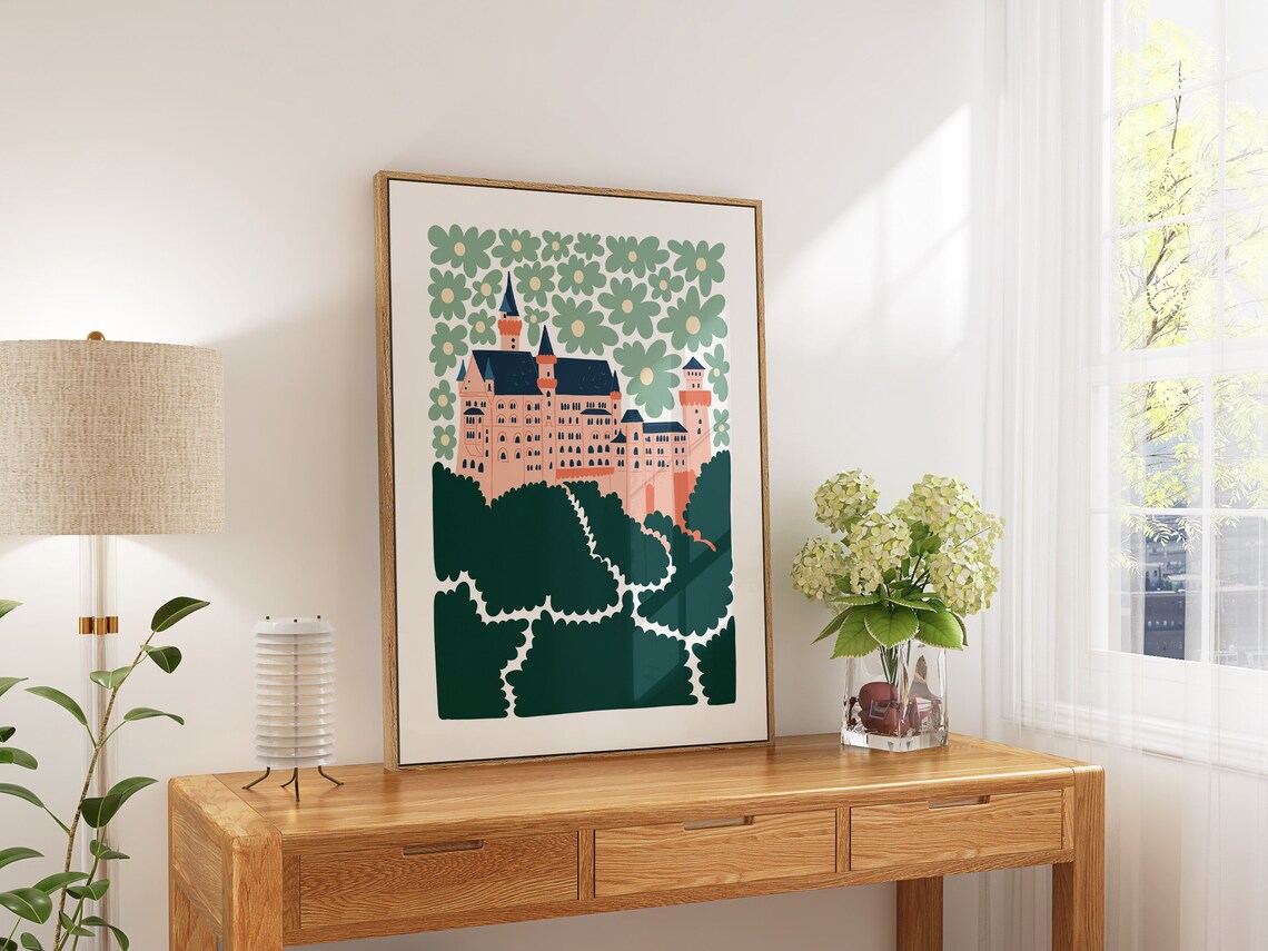 Neuschwanstein Castle Germany Travel Poster - Image 5