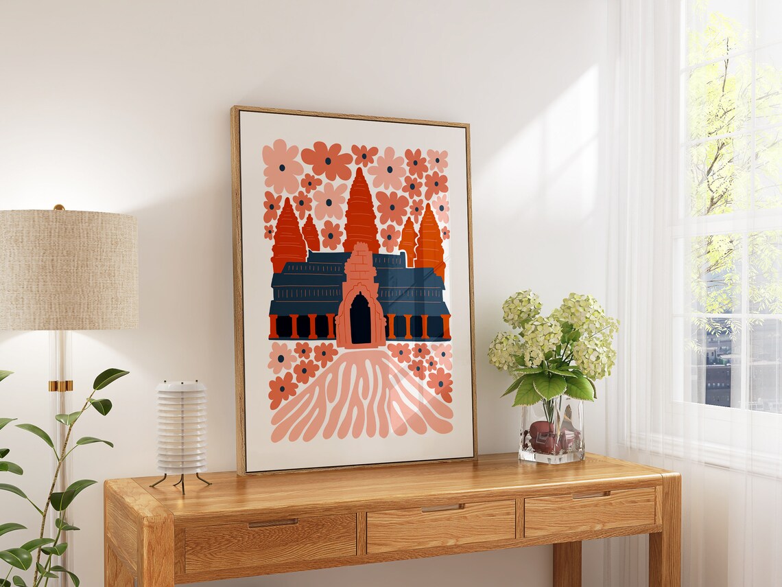 Angkor Wat Abstract Gallery Print, Siem Reap Cambodia - Image 4